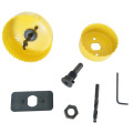 Downlight Wood Carbon Steel Hole Saw Bit Kit